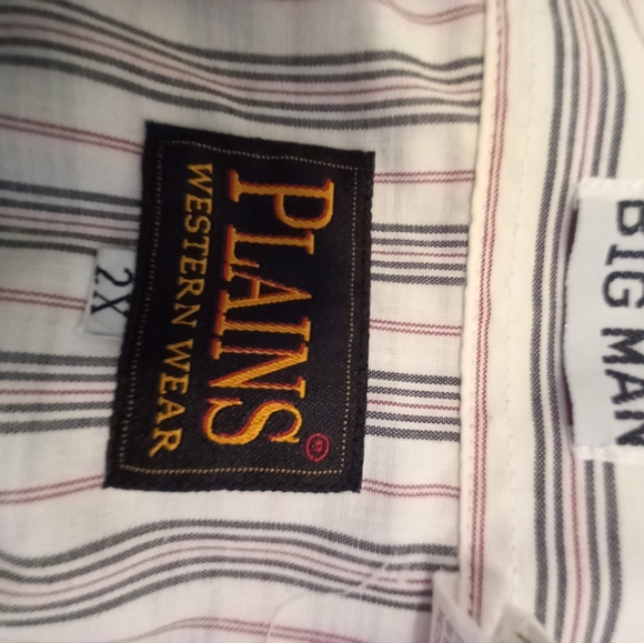 Plains Western Wear Big MAN Shirt - Picture 5 of 5